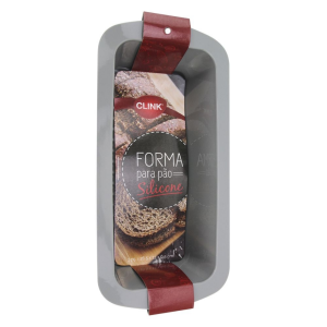 FORMA ASSADEIRA DE SILICONE PARA PAO BOLO RETANGULAR