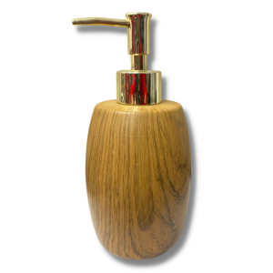 PORTA SABONETE LIQUIDO CERAMICA GABINETTO 370ML MARROM