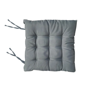 ASSENTO FUTTON LISO OXFORD 40X40CM CINZA ARTESANAL