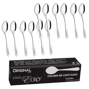 COLHER INOX CAFE EURO