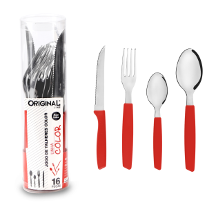 ESPATULA PARA MANTEIGA COLOR VERMELHO