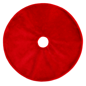 SAIA DE ARVORE NATAL 40CMS VERMELHA VELUDO LISA