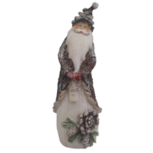 PAPAI NOEL RESINA NATAL 10,5X9,4X30,6 CMS