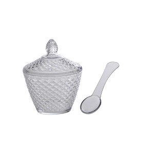 AÇUCAREIRO C/ COLHER LUXXOR 400ML