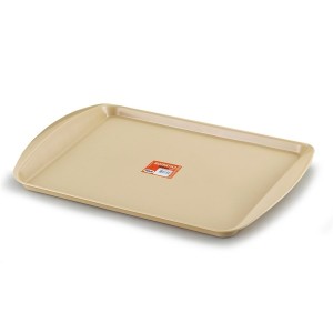 BANDEJA PLÁSTICA 0397 SNACKS BEGE